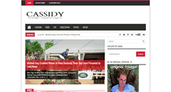 Desktop Screenshot of cassidymagazine.com