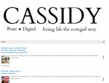 Tablet Screenshot of cassidymagazine.com
